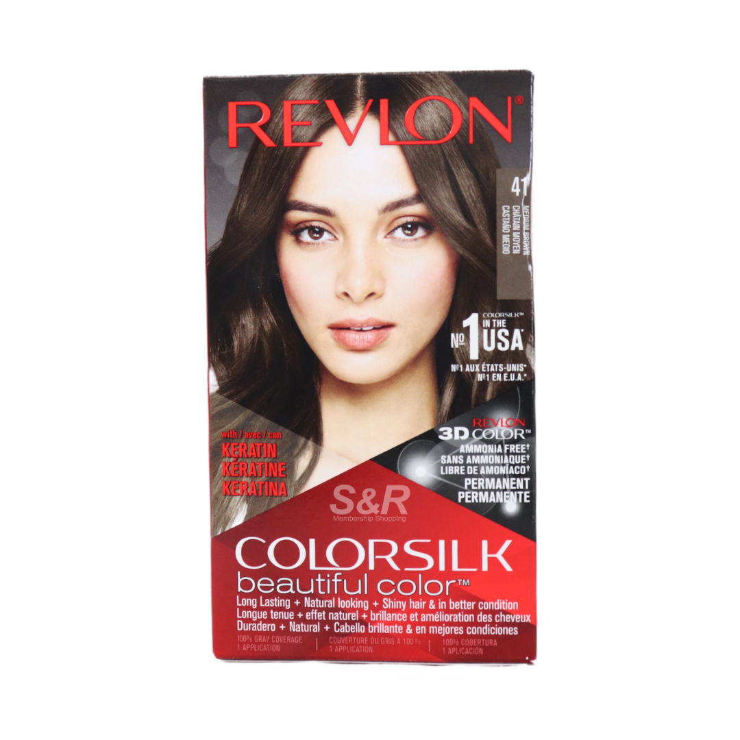 Revlon Color Silk Medium Brown Hair Color 16oz